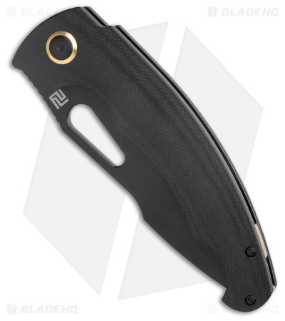 Artisan Cutlery Xcellerator Liner Lock Knife Black Micarta (3.86" Black)