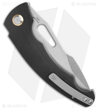 Artisan Cutlery Xcellerator Liner Lock Knife Black Micarta (3.86" SW)