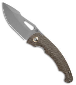 Artisan Cutlery Xcellerator Liner Lock Knife Green Micarta (3.86" SW)