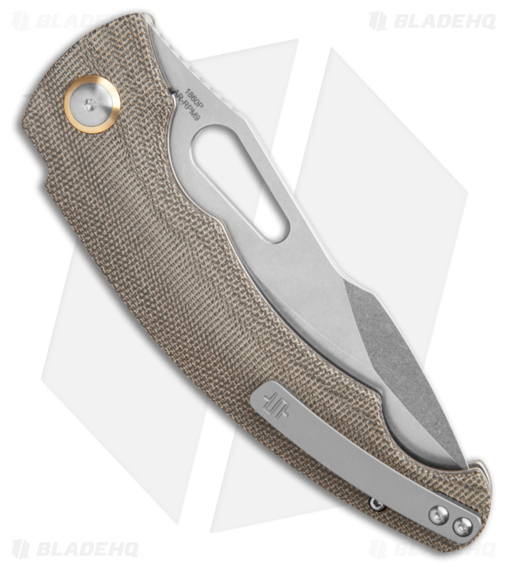 Artisan Cutlery Xcellerator Liner Lock Knife Green Micarta (3.86" SW)