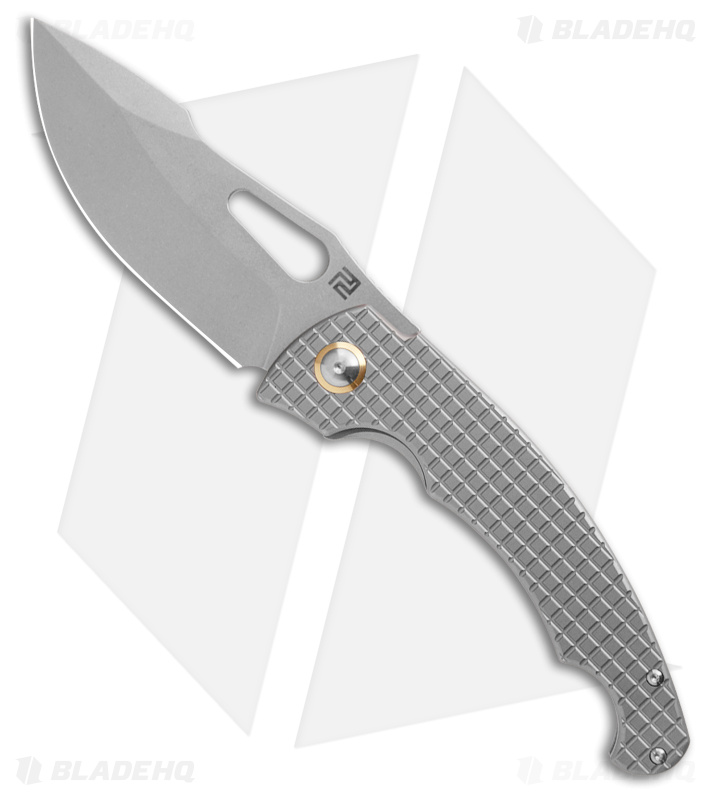 Artisan Cutlery Xcellerator Frame Lock Knife Titanium (3.86" Satin)