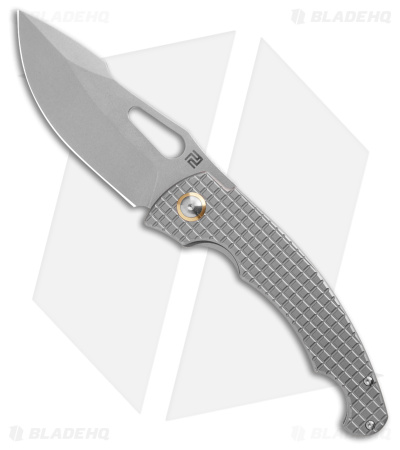 Artisan Cutlery Xcellerator Frame Lock Knife Titanium (3.86" Satin)
