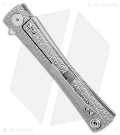 Artisan Cutlery S Waistline LinerLock Knife Gray Titanium (4" Satin Bohler M390)