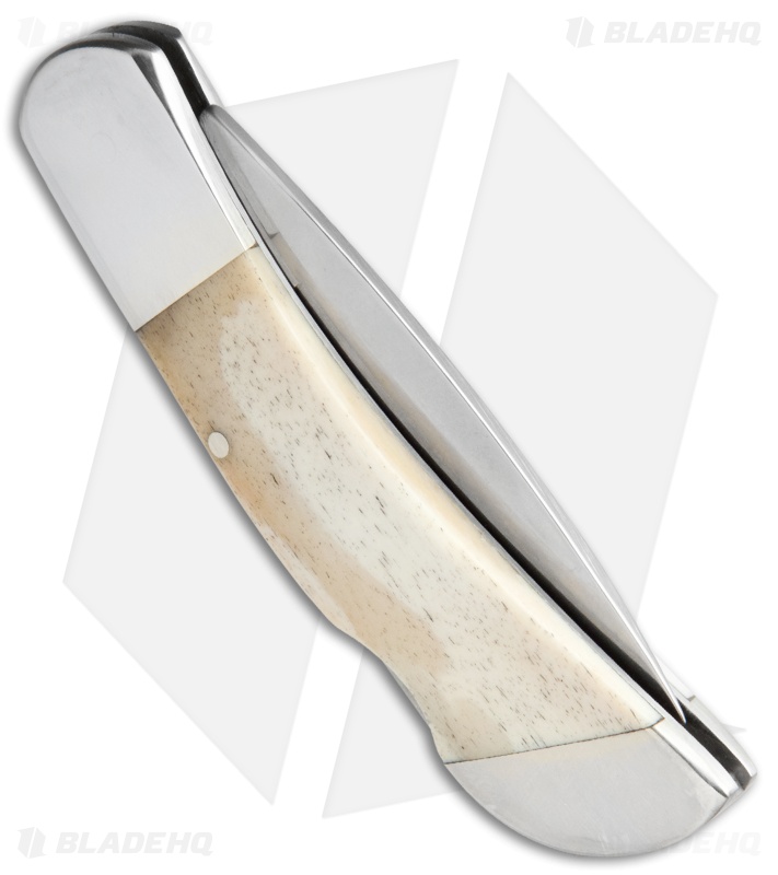 Bear & Son Midsize Lockback Knife White Bone (2.5" Satin) WSB61