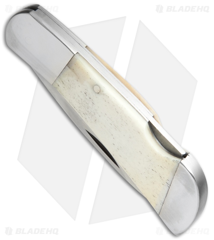 Bear & Son Midsize Lockback Knife White Bone (2.5