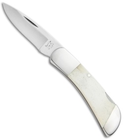 Bear & Son Midsize Lockback Knife White Bone (2.5" Satin) WSB61