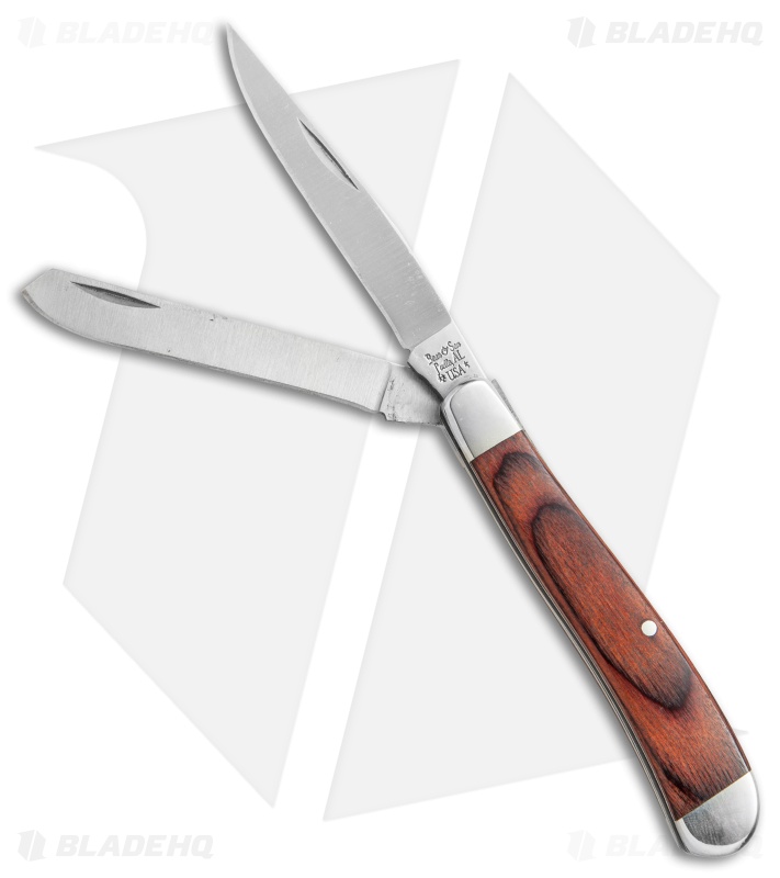 Bear & Son Slimline Trapper 3.75" Pocket Knife Rosewood  - 2248R