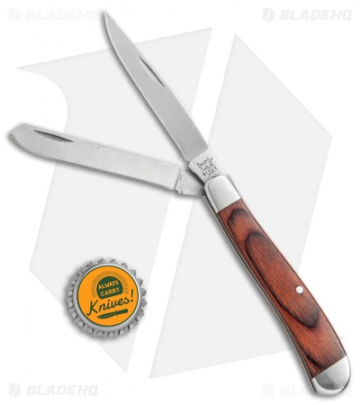 Bear & Son Slimline Trapper 3.75" Pocket Knife Rosewood  - 2248R