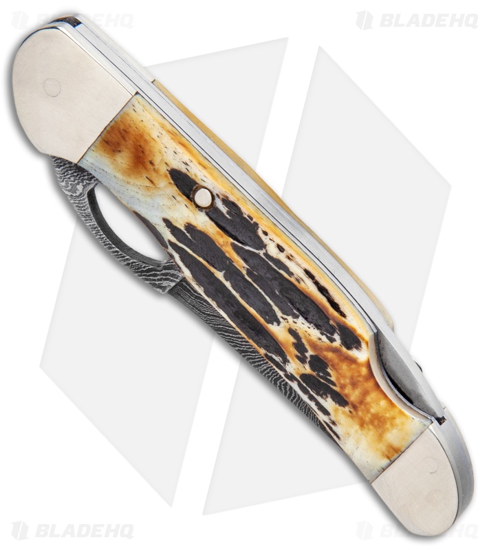 Bear & Son 3.75" Traditional Pocket Knife Genuine India Stag Bone 5149LD