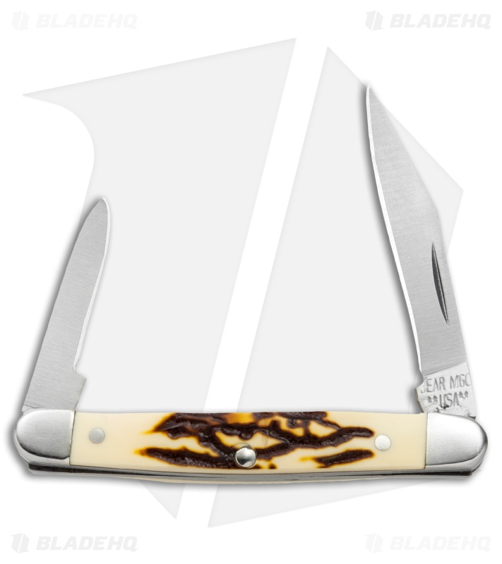Bear and Son Minuteman Pocket Knife 2.875" Delrin Stag SD32
