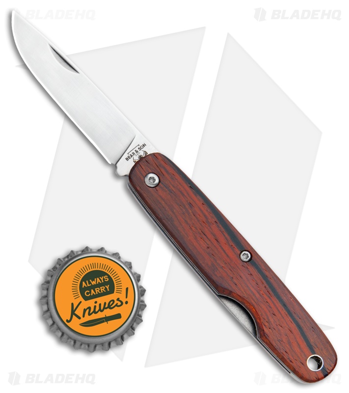 Bear & Son One Blade Pen Knife 3 1/2" Cocobolo CB79