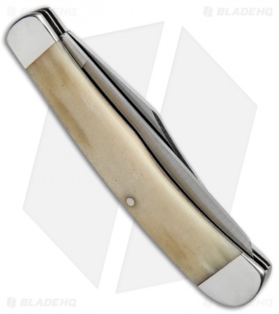 Bear and Son Trapper Pocket Knife 2.875" White Bone WSB54 