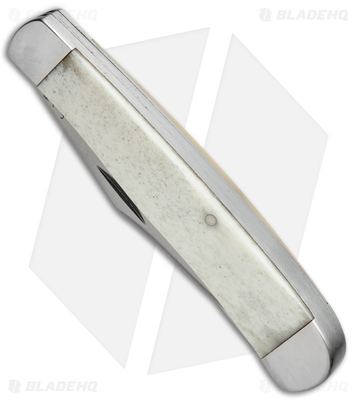 Bear and Son Trapper Pocket Knife 2.875" White Bone WSB54 