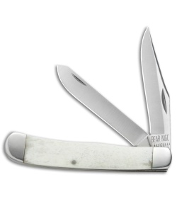 Bear and Son Trapper Pocket Knife 2.875" White Bone WSB54