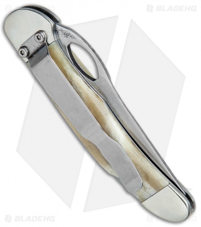 Bear & Son 3.75" Pocket Knife White Smooth Bone WSB149L