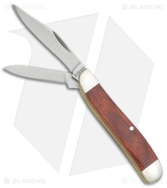 Bear and Son Peanut Rosewood Two Blade Pocket Knife 2.875