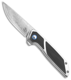 Begg Knives Diamici Knife Black G-10 (3" VG-10 Damascus)