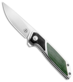 Begg Knives Diamici Knife Black/Green  G-10 (3" Satin) BG014