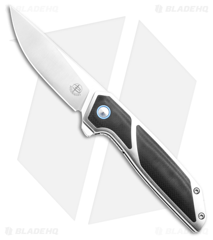Begg Knives Diamici Knife Black G-10 (3" Satin)