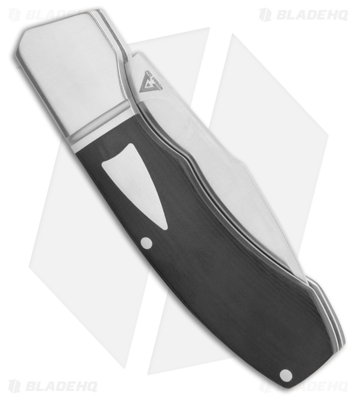 Begg Knives JVO Design Recurve Slip Joint Knife Black G-10 (2.8" Satin)
