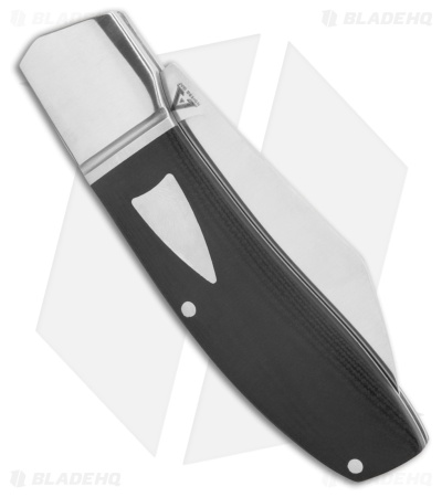 Begg Knives JVO Design Mini Drop Point Slip Joint Knife Black G-10 (2.4" Satin)