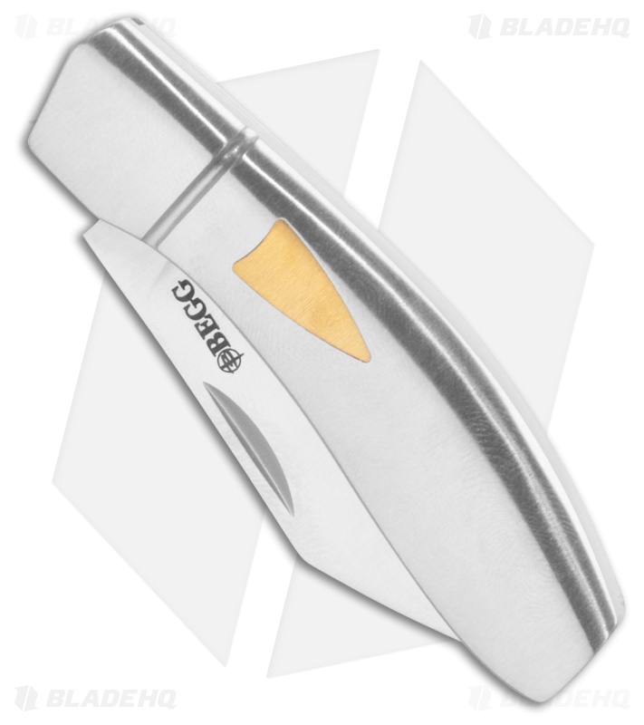 Begg Knives JVO Design Mini Sheepsfoot Slip Joint Knife Steel (2.4" Satin)