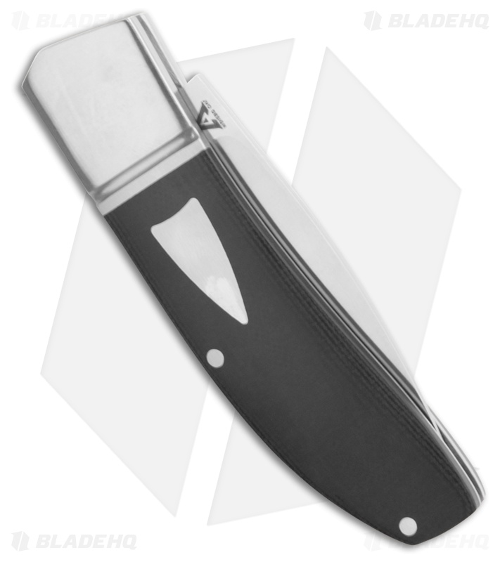Begg Knives JVO Design Drop Point Slip Joint Knife Black G-10 (3" Satin)