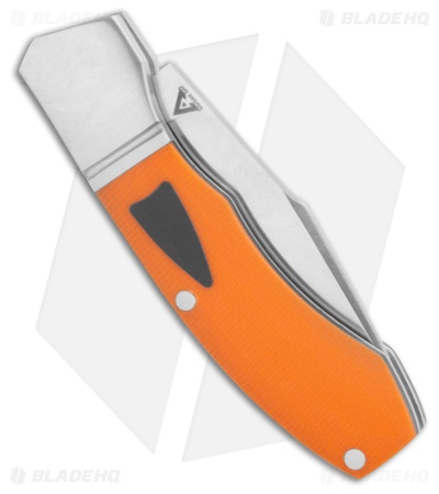 Begg Knives JVO Design Mini Recurve Knife Black/Orange G-10 (2.1" Satin 14C28N)
