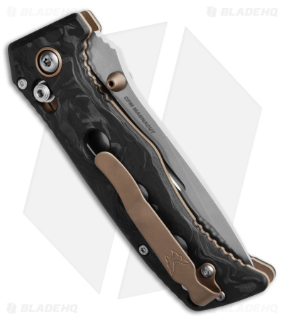 Benchmade Mini Adamas AXIS Lock Knife Carbon Fiber (3.3" Stonewash) 273-03