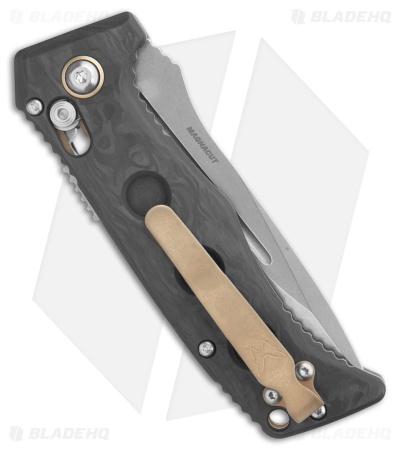 Benchmade Mini Auto Adamas AXIS Lock Knife Black Carbon Fiber (3.25" SW) 2730-03