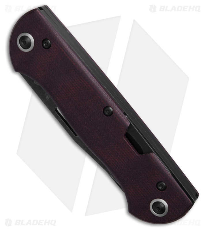 Benchmade Weekender Slip Joint Knife Burgundy Micarta (3" SW Black DLC) 317BK-2