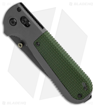 Benchmade Redoubt AXIS Lock Knife Green/Gray Grivory (3.6" Cerakote) 430BK