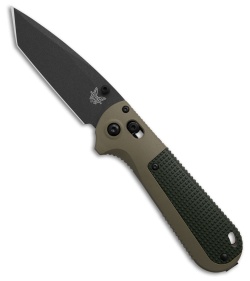 Benchmade Redoubt Tanto AXIS Lock Knife Ranger Green Grivory (3.5" Black)