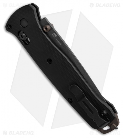 Benchmade Bailout AXIS Lock Knife Black Aluminum (3.4" Gray Serr) 537SGY-03