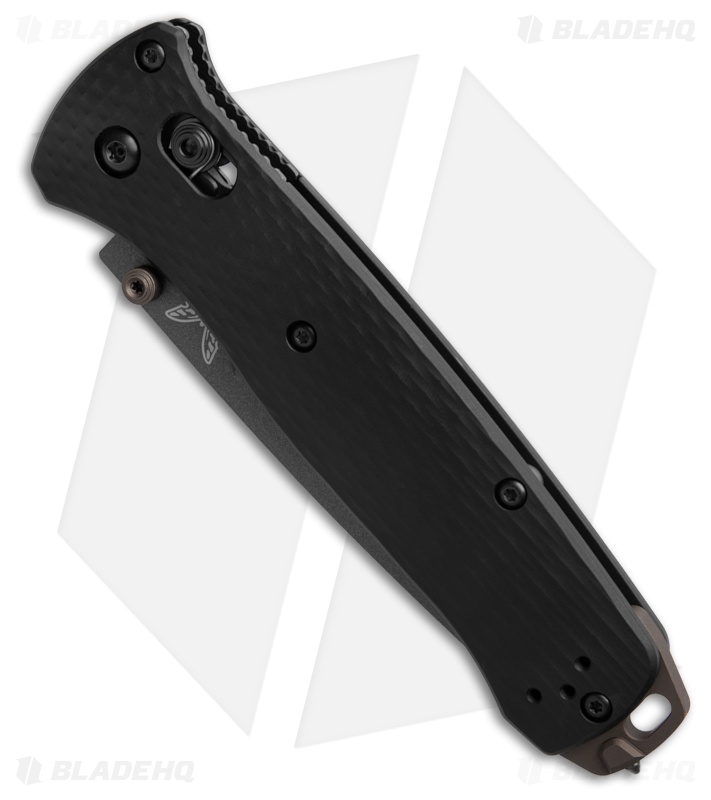 Benchmade Bailout AXIS Lock Knife Black Al (Gray) - Blade HQ
