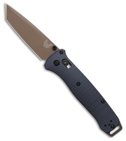 Benchmade Bailout AXIS Lock Knife Crater Blue Aluminum (3.4" FDE) 537FE-02