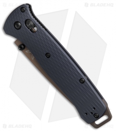 Benchmade Bailout AXIS Lock Knife Crater Blue Aluminum (3.4" FDE) 537FE-02
