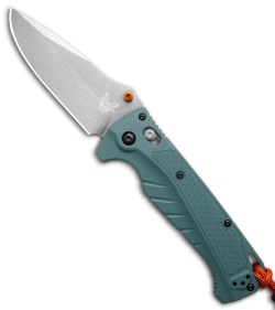 Benchmade Adira MagnaCut AXIS Lock Knife Blue Grivory (3.9" Stonewash) 18060