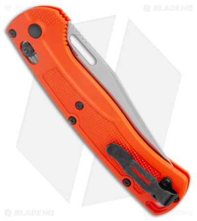 Benchmade Taggedout AXIS Lock Knife Orange Grivory (3.5" Stonewash) 15535