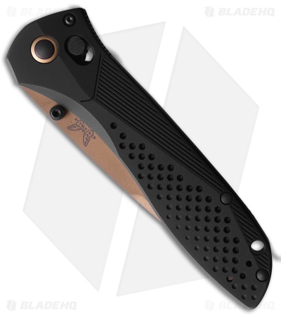 Benchmade 710 AXIS Lock Black Aluminum FDE PVD MagnaCut