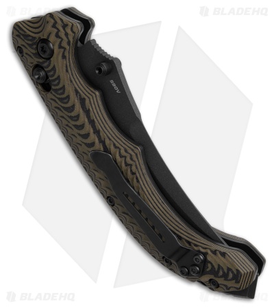 Benchmade Mini Bedlam AXIS Lock Knife Coyote/Black/OD Green G-10 (3.5" Black)