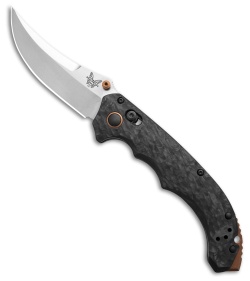 Benchmade Mini Bedlam AXIS Lock Knife Marbled Carbon Fiber (3.5&quot; SW) | 219433