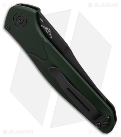 Benchmade Osborne 9400 Automatic Knife Green Aluminum (3.4" Black)