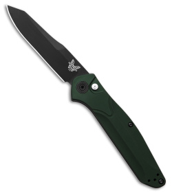 Benchmade Osborne 9400 Automatic Knife Green Aluminum (3.4&quot; Black) | 124233