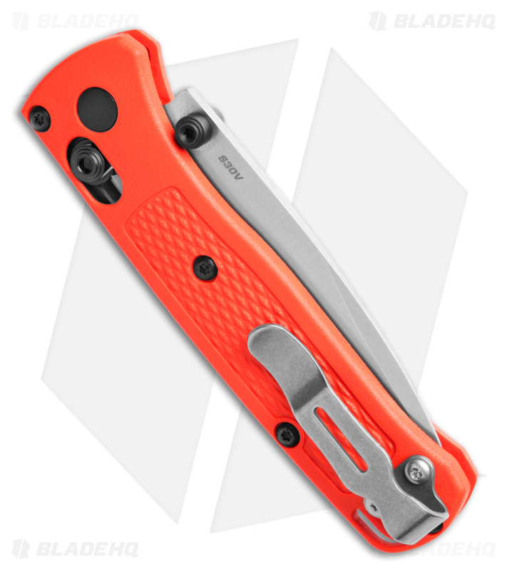 Benchmade Mini Bugout 533-04 AXIS Lock Knife Grivory Mesa Red (2.8" Satin)