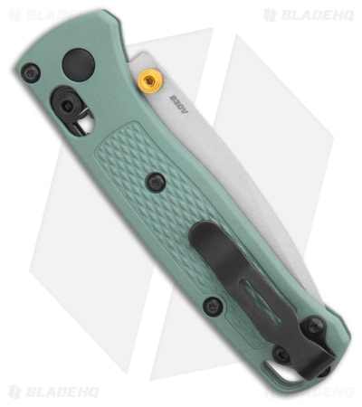 Benchmade Mini Bugout AXIS Lock Knife Sage Green (2.875" Silver) 533SL-07