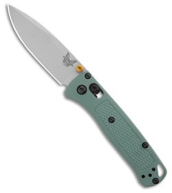 Benchmade Mini Bugout AXIS Lock Knife Sage Green (2.875" Silver) 533SL-07