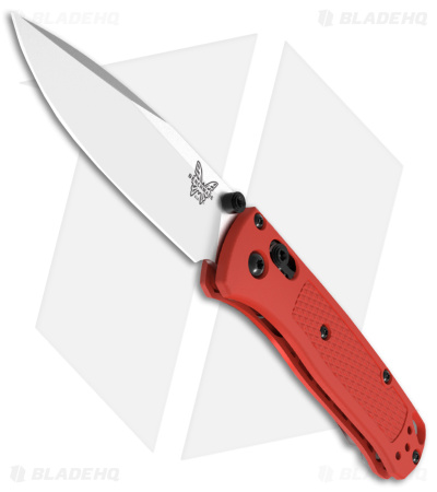 Benchmade Mini Bugout 533-04 AXIS Lock Knife Grivory Mesa Red (2.8" Satin)