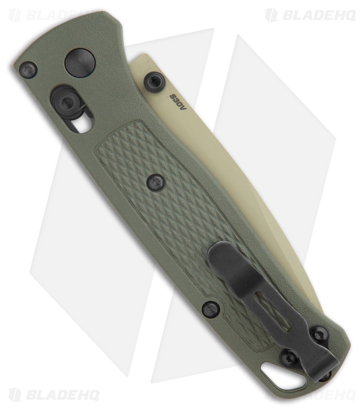 Benchmade Bugout AXIS Lock Knife Dark Olive Grivory (3.2" Cerakote) 535TN-11