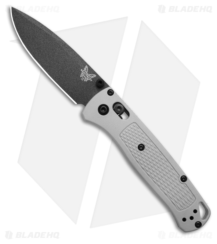 Benchmade Bugout AXIS Lock Knife Storm Gray Grivory (3.24" Black) 535BK-08